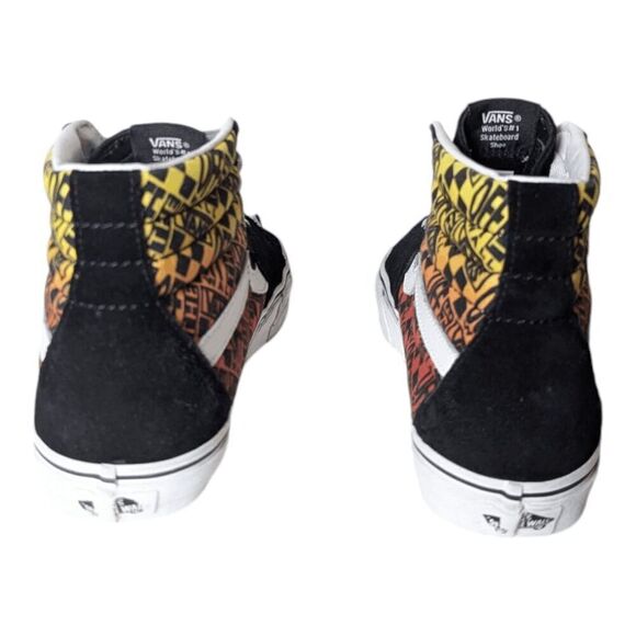 VANS Sk8-Hi 'Logo Flake' Sneakers Size 9.5 - Picture 5 of 11